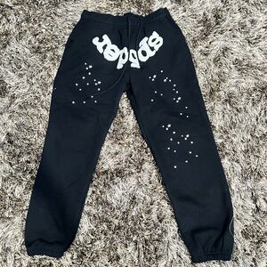 Sp5der Black Sweatpant ‘OG Web’ Size Medium! (BRAND NEW) 100% Authentic